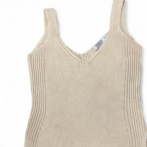 Laundry By Shelli Segal Cream Knit Top
